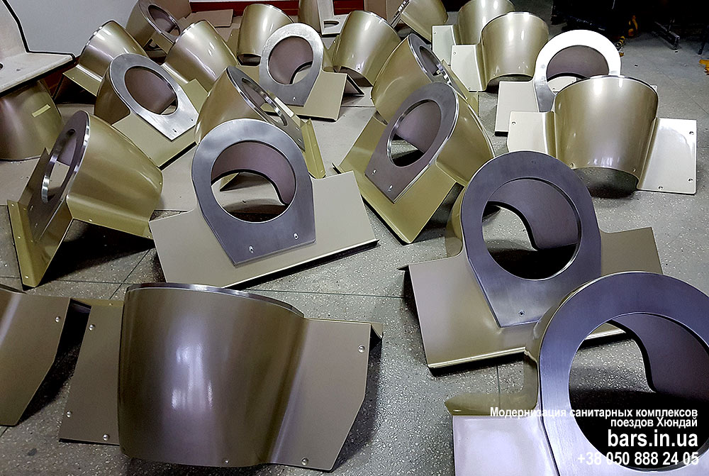 Модернизация санитарных комплексов поездов Hyundai (Хюндай)